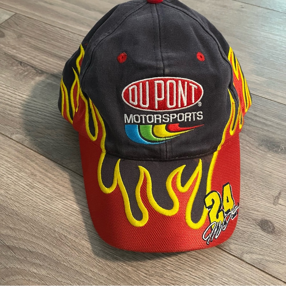 Chase Authentics Du Pont Racing Cap with Flame Design